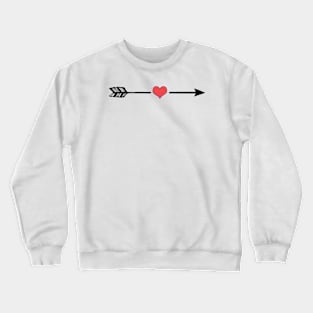 Arrows and heart Crewneck Sweatshirt